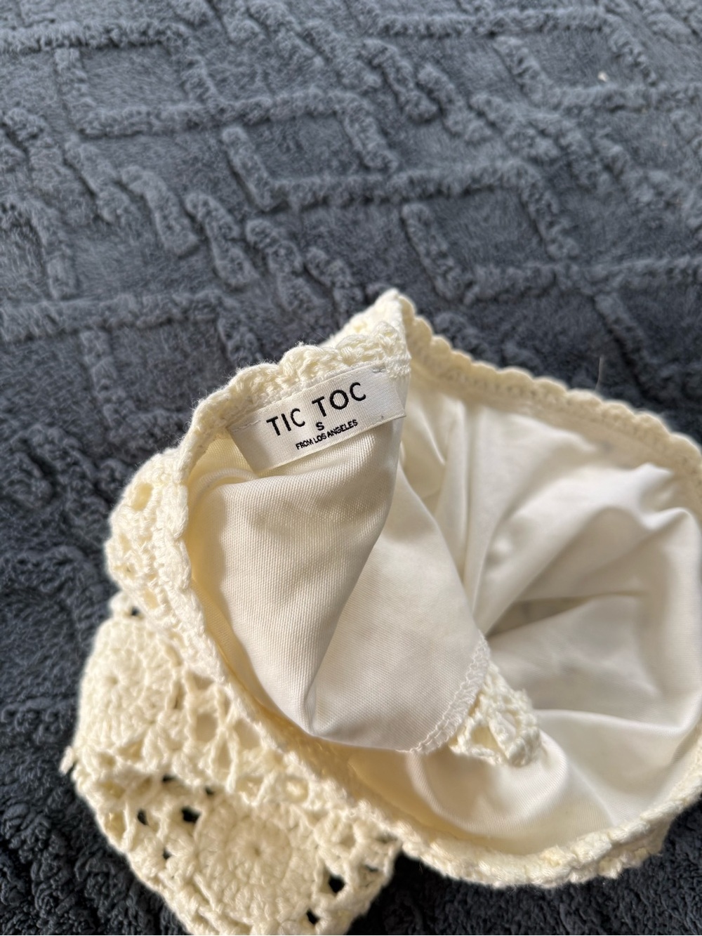 Fashion Nova White Crochet Strapless Crop Top - Picture 5 of 5